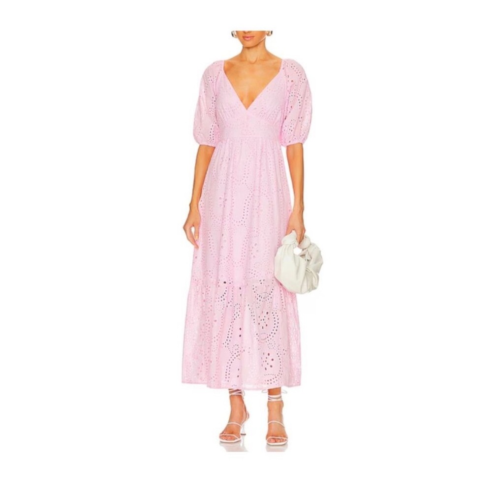 Light pink islet midi dress!